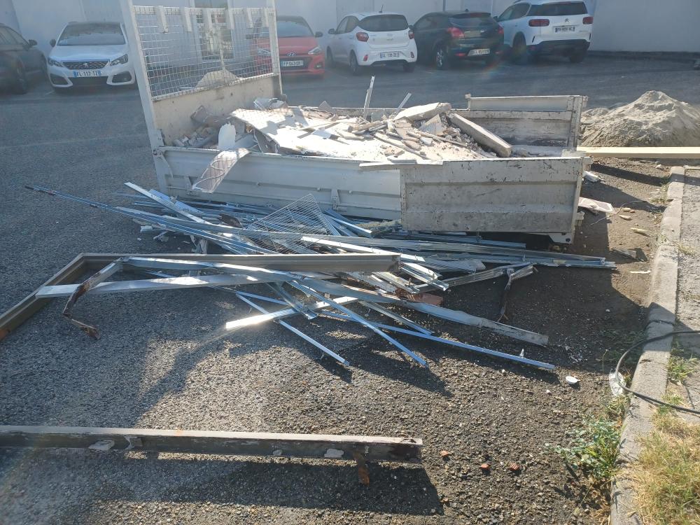 Récupération de ferraille à Sorgues