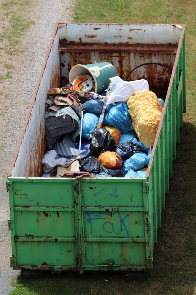 Collecte de déchets à Sorgues